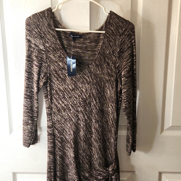 MAX EDITION KNIT FABRIC LONG SLEEVES DRESS SIZE XL NEW WITH TAGS - Picture 3 of 7